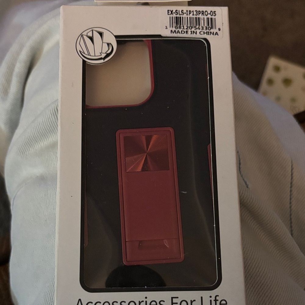 Red Phone Case with Kickstand